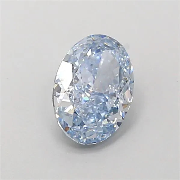 1.00ct Oval Lab Grown Diamond (Colour Fancy Intense Blue, Clarity VS2, IGI Certified)
