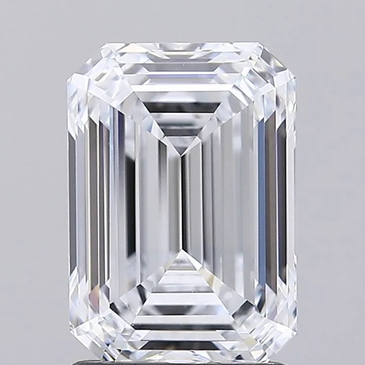 2.00ct Emerald Lab Grown Diamond (Colour E, Clarity VVS2, IGI Certified)