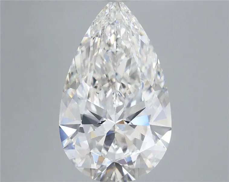 6.13ct Pear Lab Grown Diamond (Colour F, Clarity VVS2, IGI Certified)