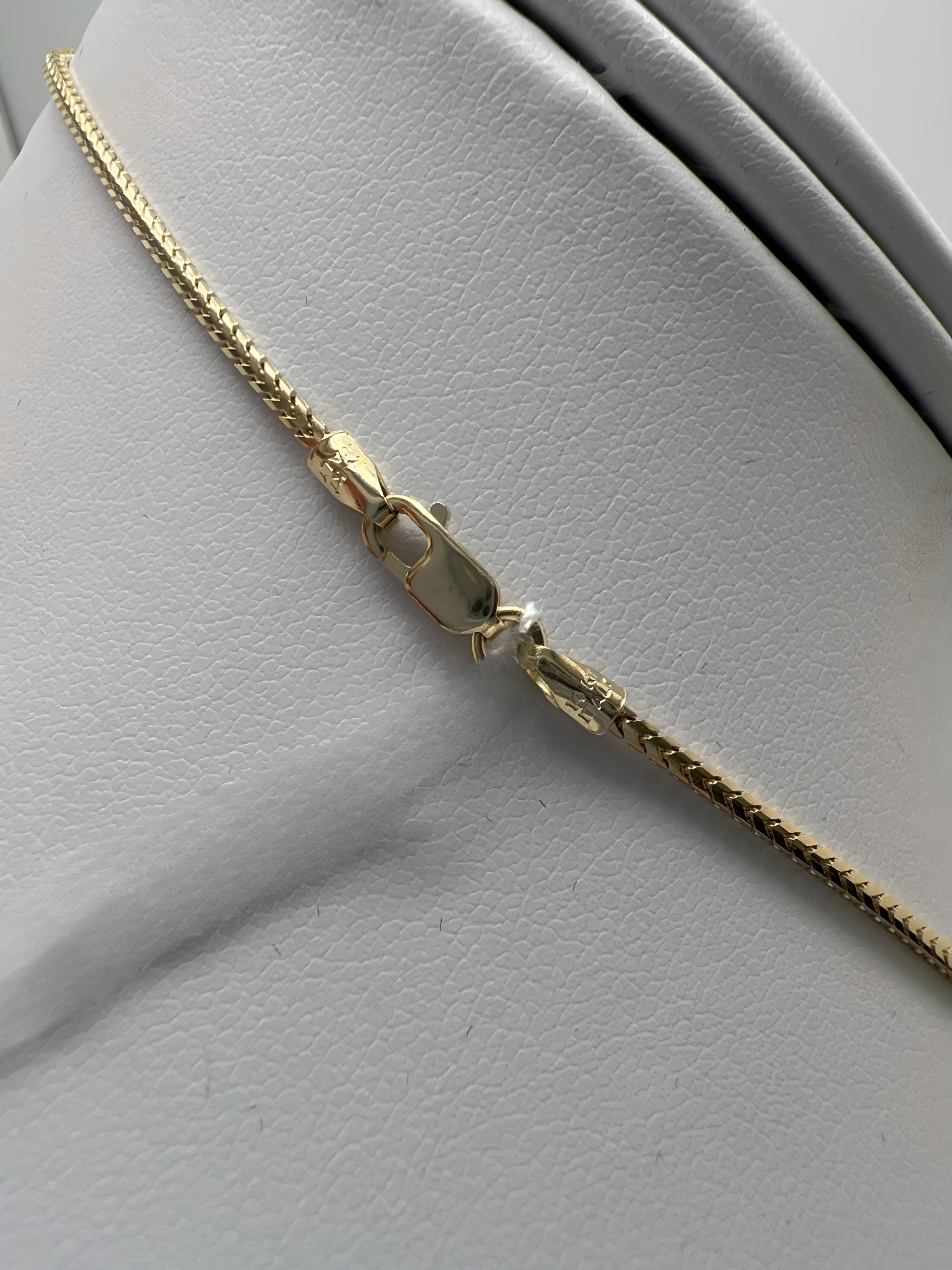 1.5mm Wheat Gold Necklace
