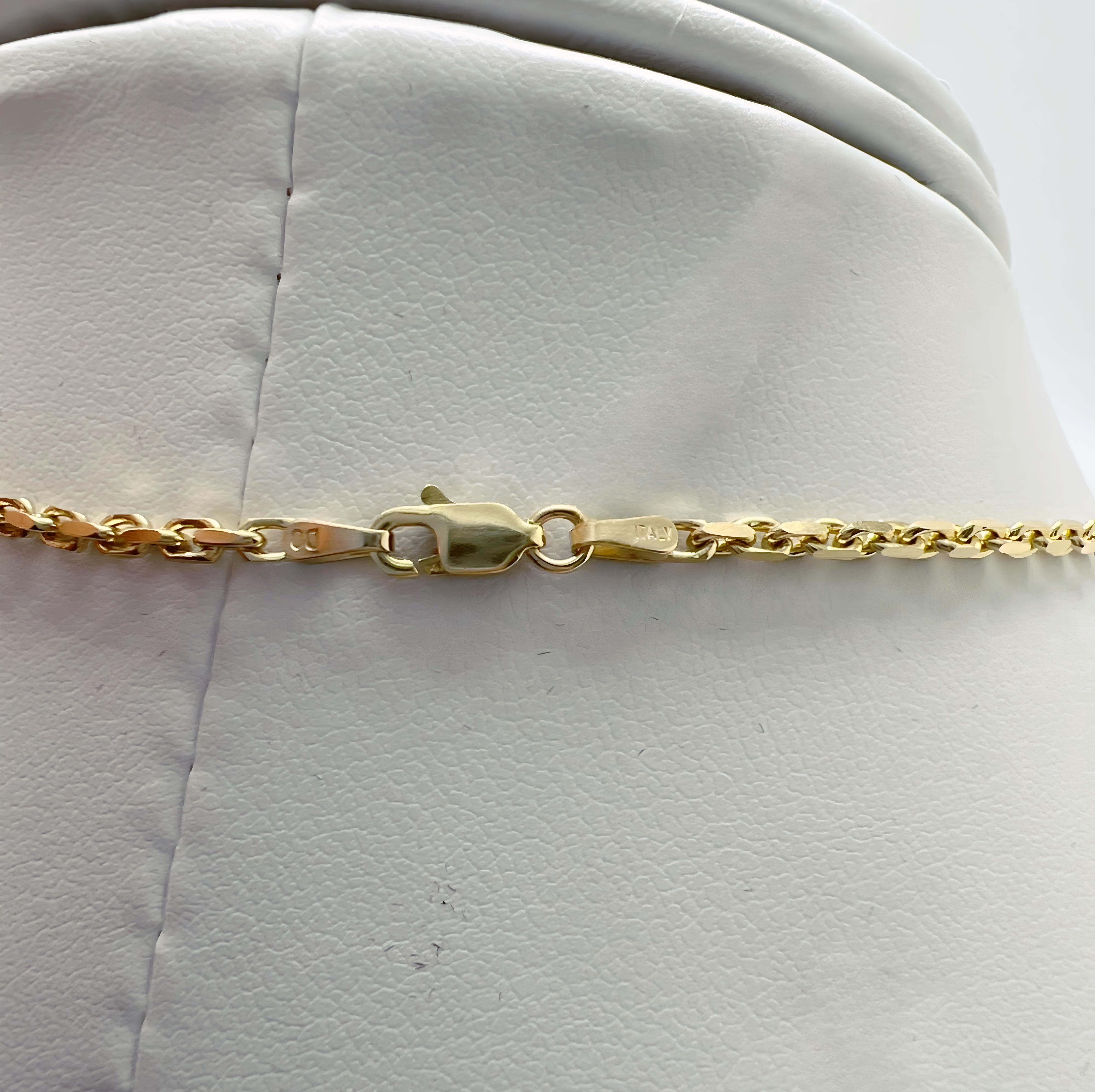 2mm Cable Gold Necklace