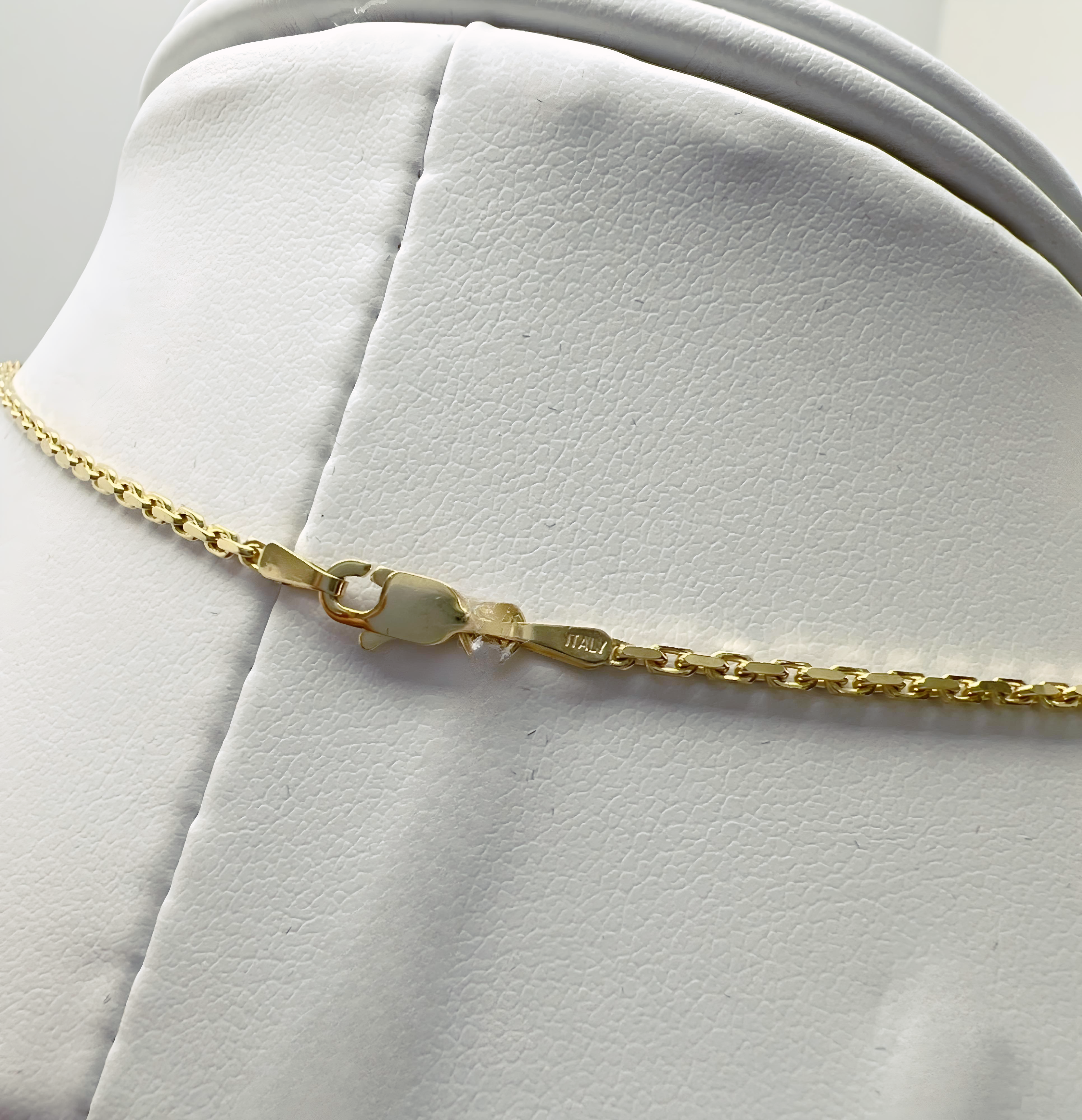 1.5mm Cable Link Gold Necklace