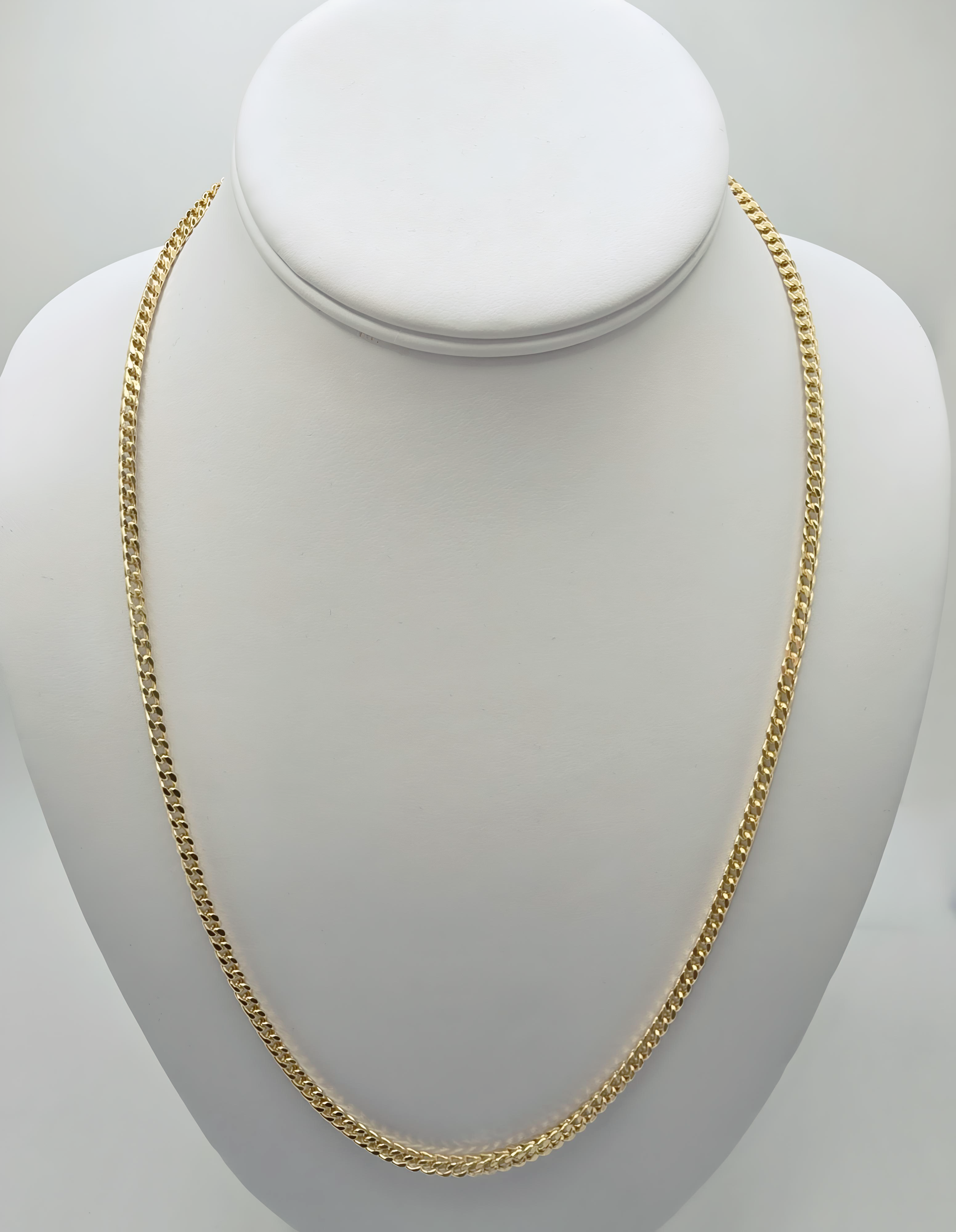 3mm Franco Gold Necklace
