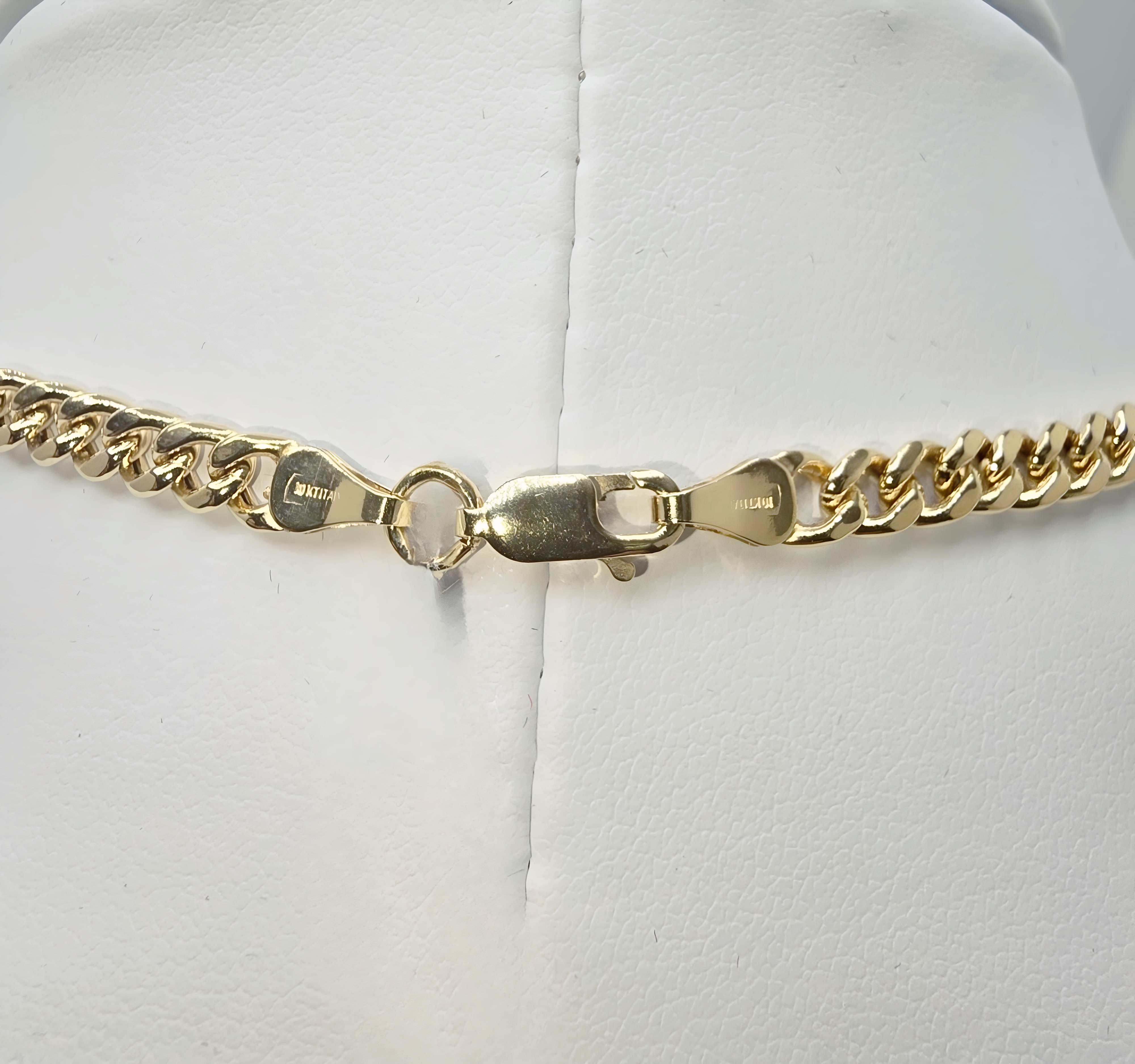 Miami Cuban 4mm Gold Necklace