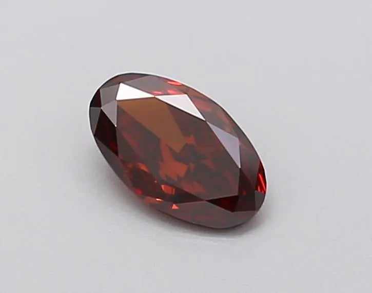 0.45ct Oval Lab Grown Diamond (Colour Fancy Deep Orange, Clarity VS1, IGI Certified)