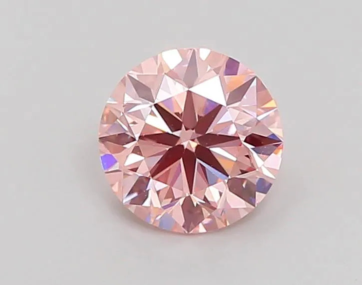 1.33ct Round Lab Grown Diamond (Colour Fancy Intense Pink, Clarity VS2, Cut VG, IGI Certified)