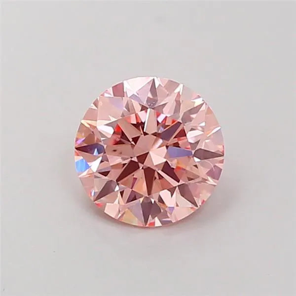 1.30ct Round Lab Grown Diamond (Colour Fancy Intense Pink, Clarity VS2, Cut ID, IGI Certified)