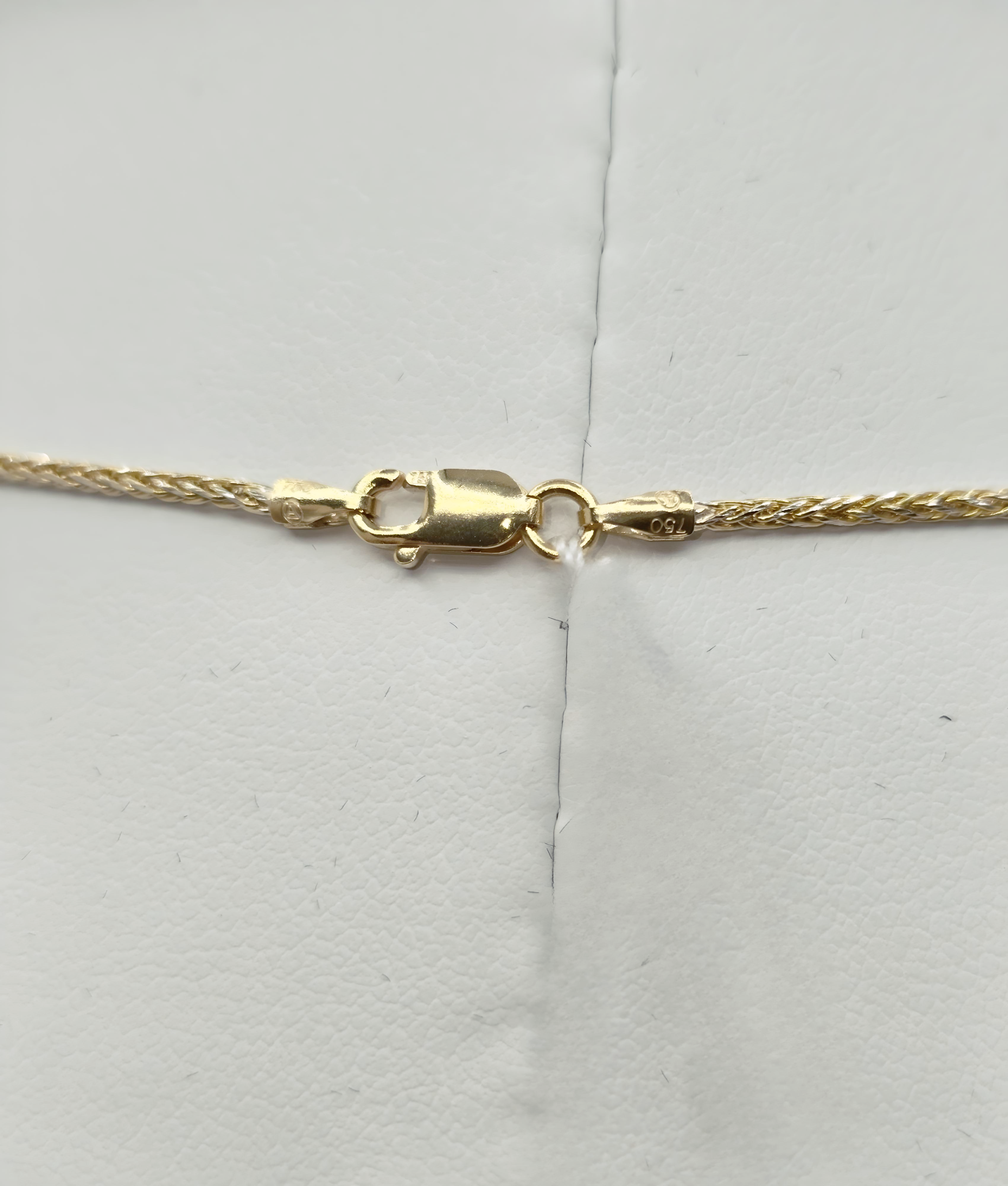 1mm Wheat Gold Necklace