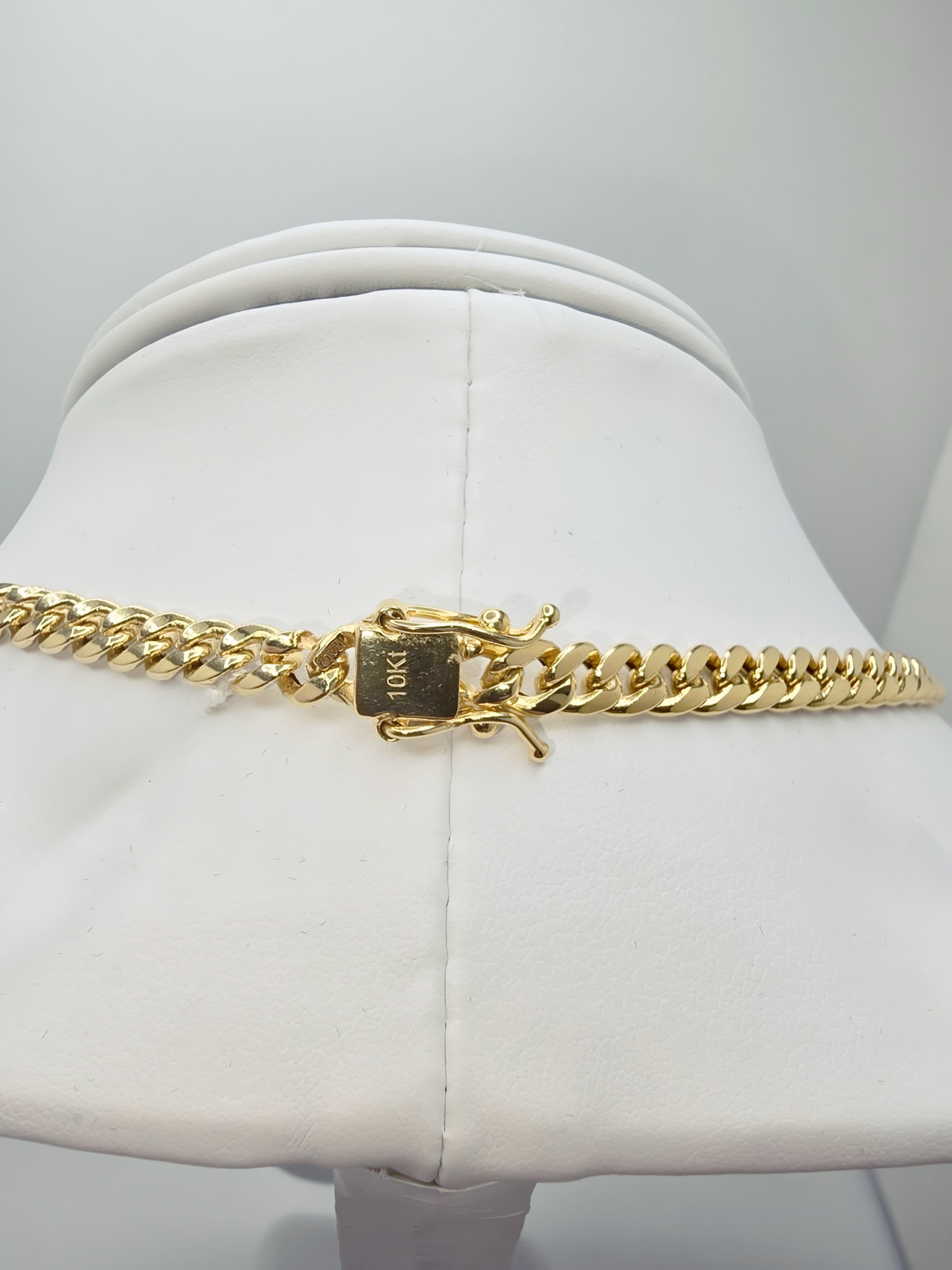 5mm Solid Gold Cuban Necklace