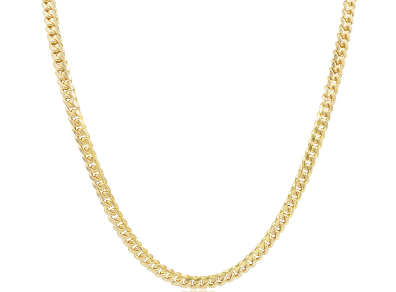 5.8mm Miami Cuban Chain 10k  (SOLID)